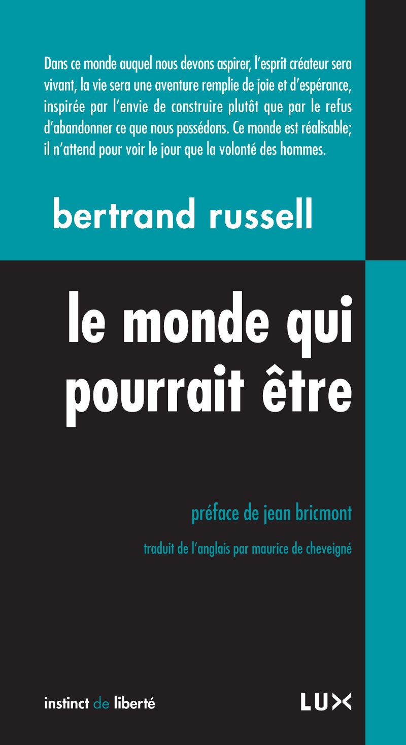 LE MONDE QUI POURRAIT ETRE