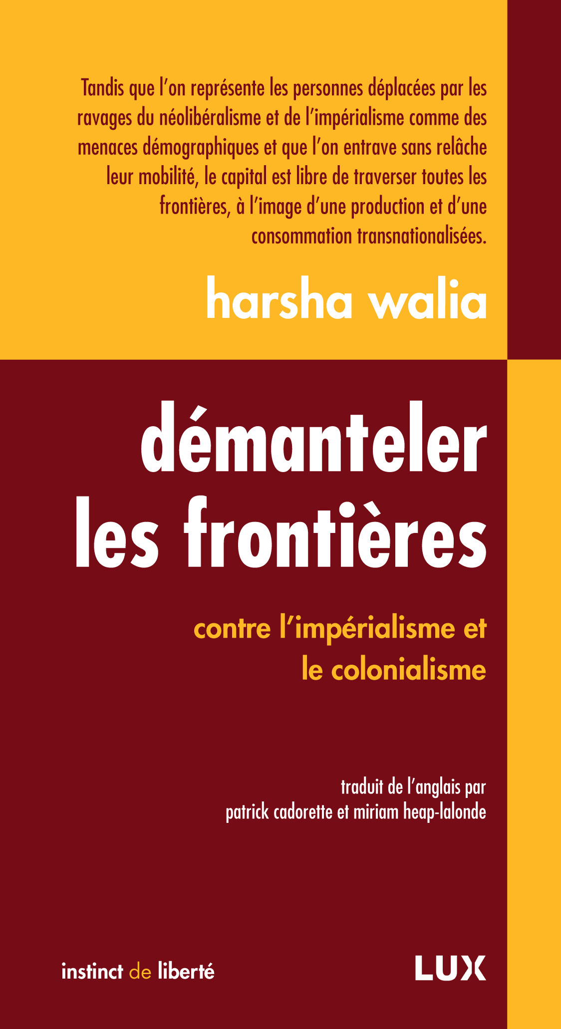 DEMANTELER LES FRONTIERES