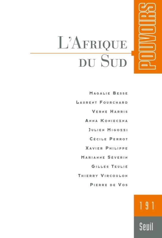 Pouvoirs, n°191. L'Afrique du Sud
