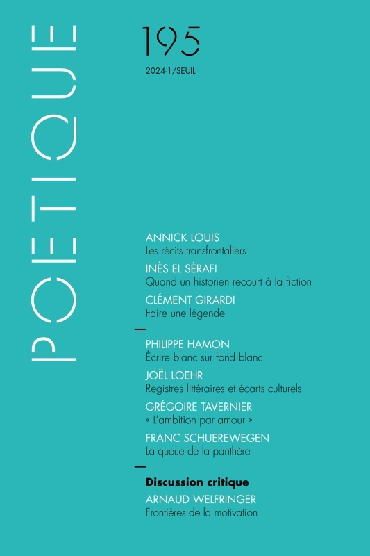 Poétique, n° 195