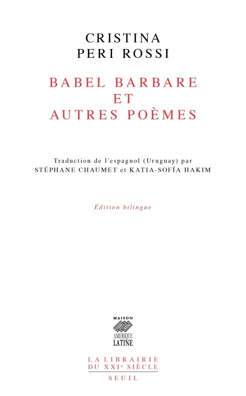 Babel barbare et autres poèmes