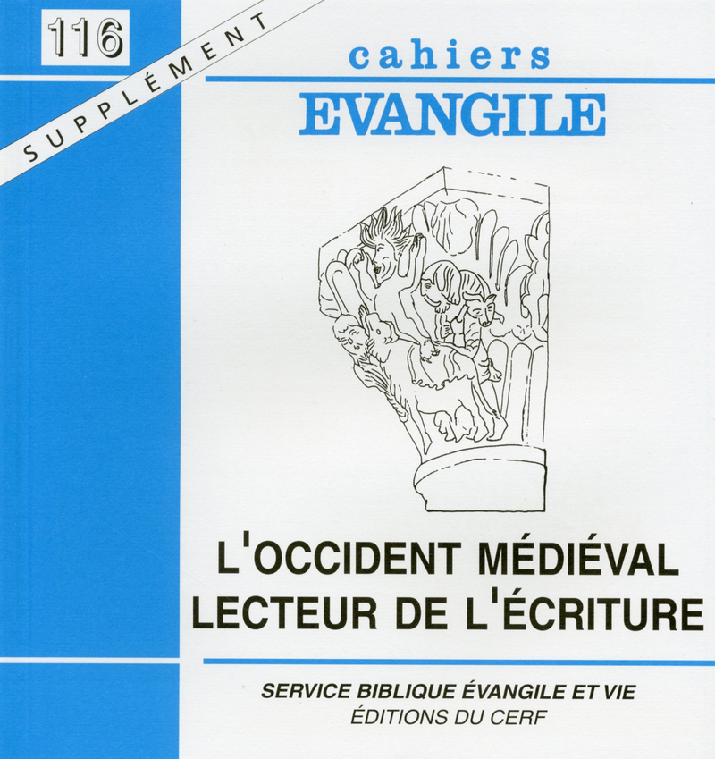 SCE-116 L'OCCIDENT MÉDIÉVAL, LECTEUR DE L'ÉCRITURE