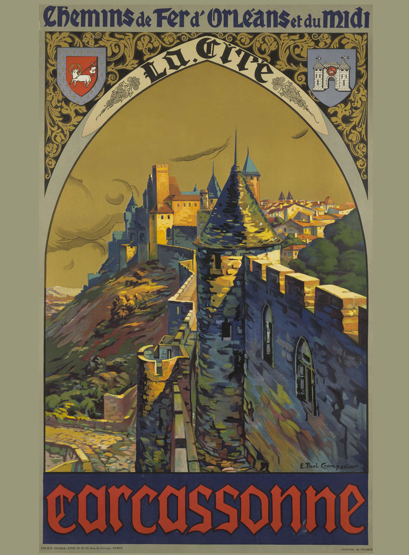 Affiche de la Cité de Carcassonne