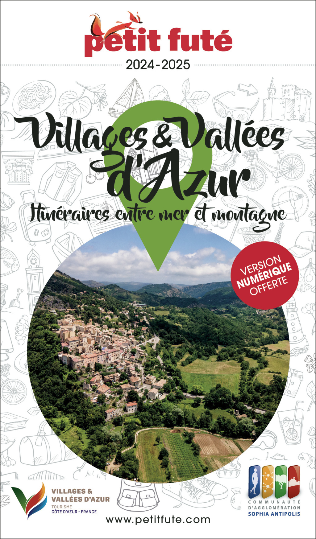 Guide Villages &amp; Vallées D'azur 2025 Petit Futé