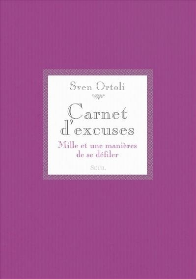Carnet d'excuses