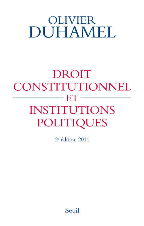 Droit constitutionnel et institutions politiques