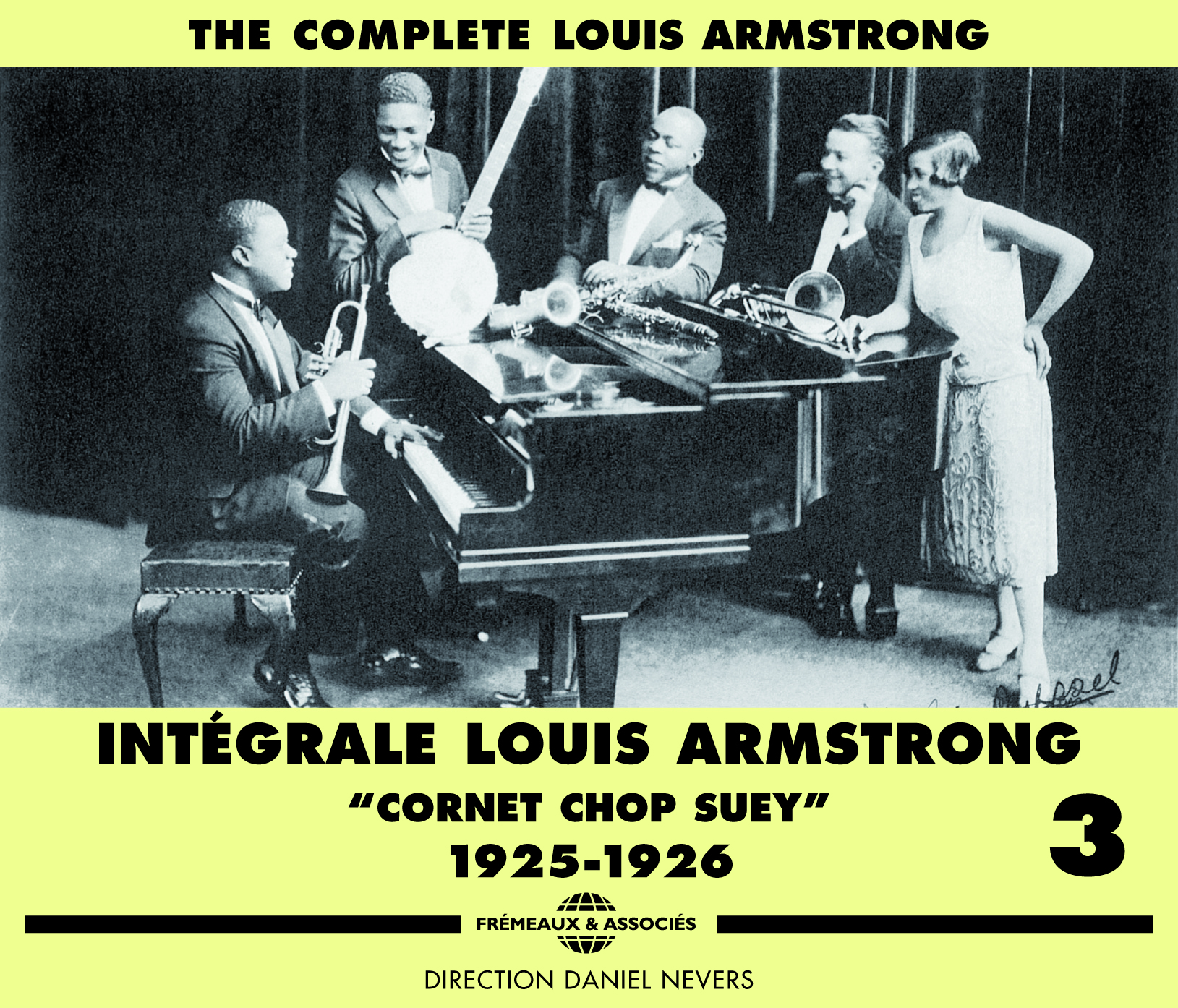 INTEGRALE LOUIS ARMSTRONG VOLUME 3 CORNET SHOP SUEY 1925 1926 COFFRET TRIPLE CD AUDIO