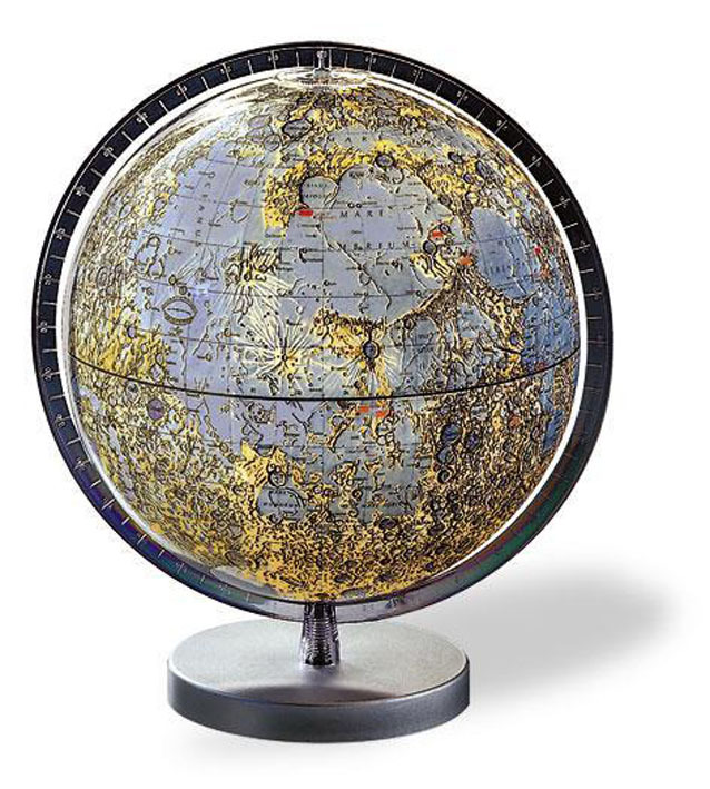 *26CM LUNE PLASTIQUE-TRANSPARENT