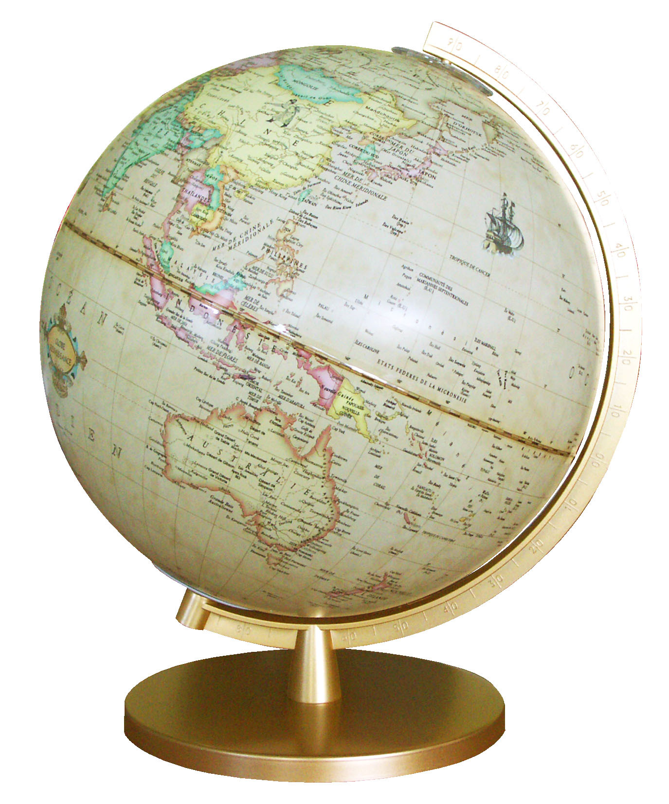 **26 CM RENAISSANCE PIED METAL