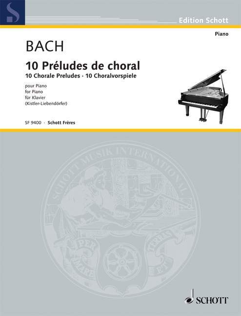 10 CHORALE PRELUDES PIANO