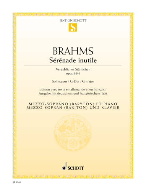 Sérénade inutile Sol majeur