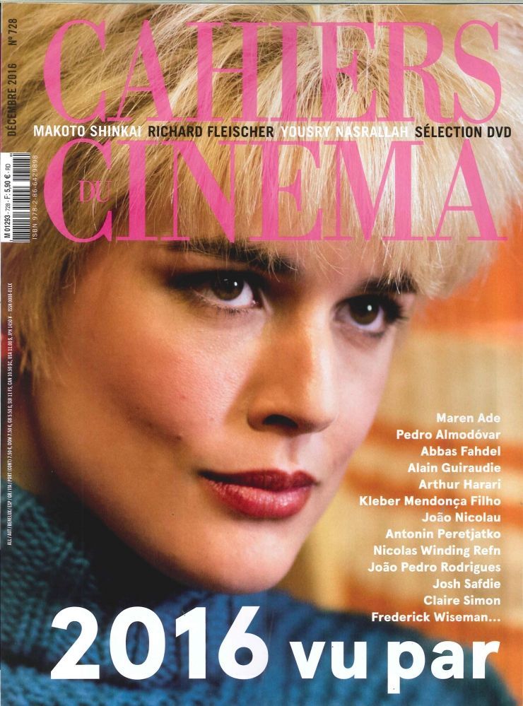 Cahiers Du Cinema N°728 2016  Vu Par  Decembre 2016