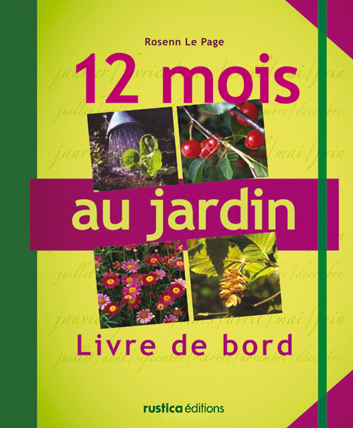 12 mois au jardin, livre de bord