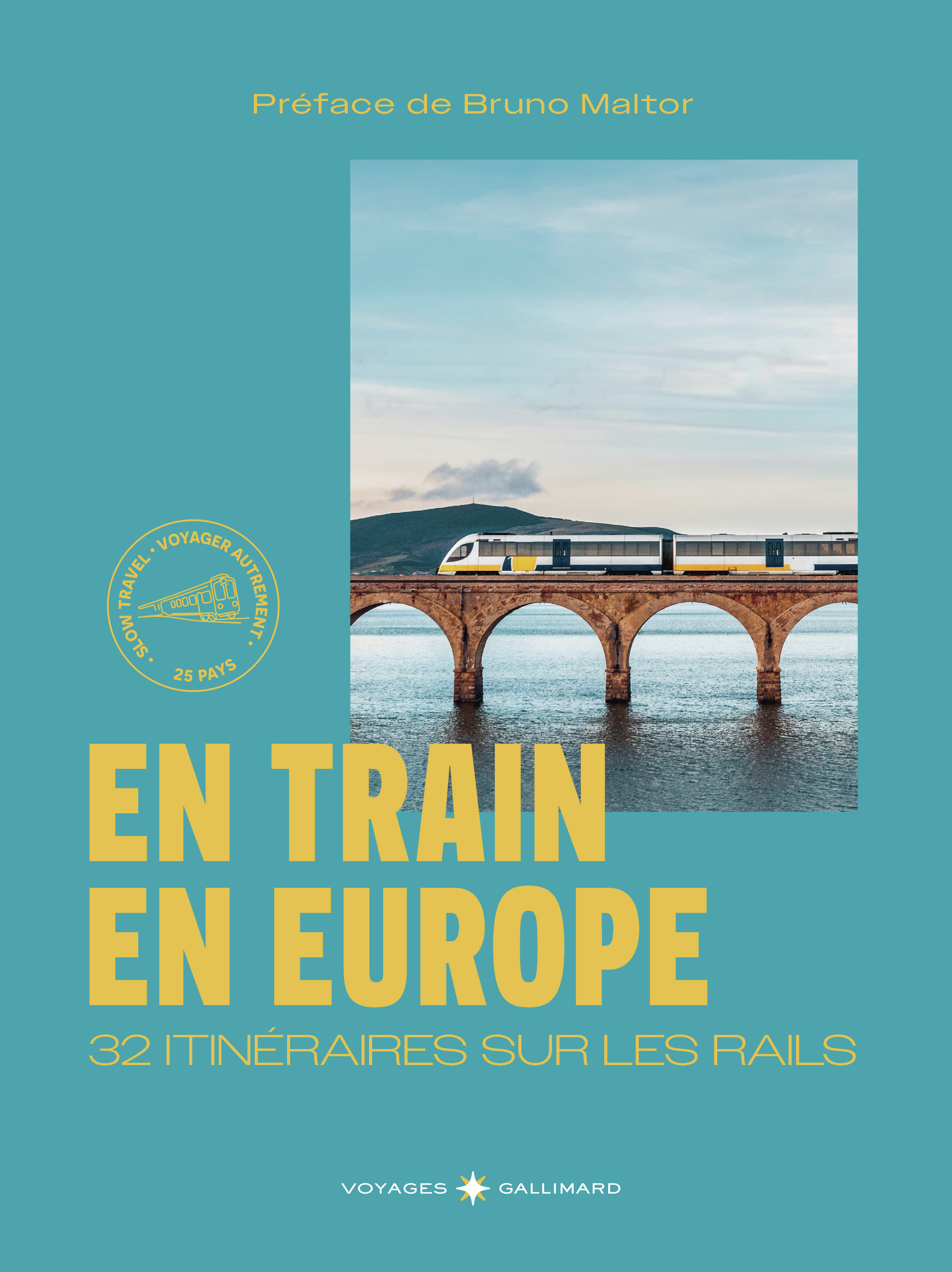 En train en Europe