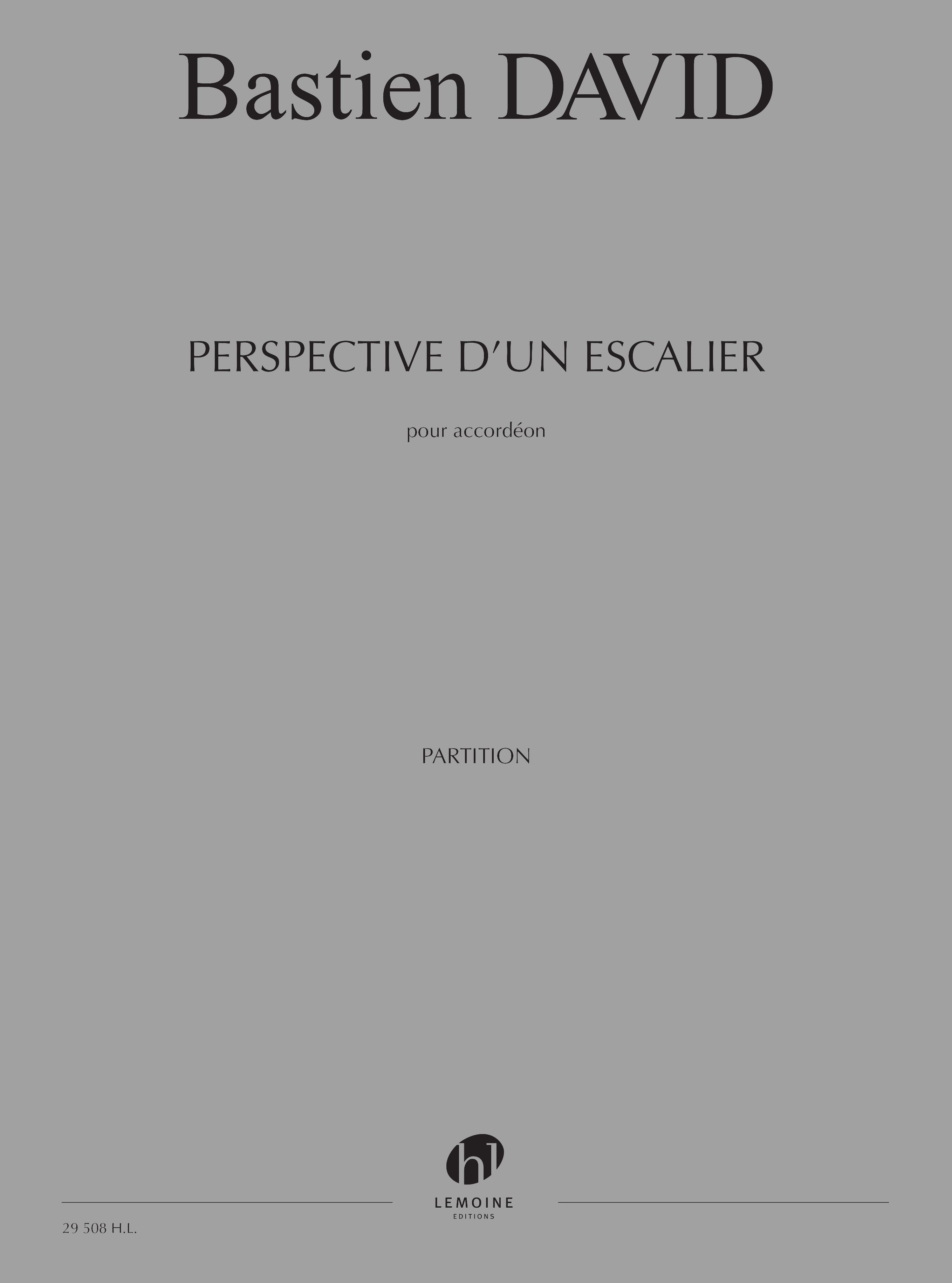 PERSPECTIVE D'UN ESCALIER --- ACCORDEON SOLO
