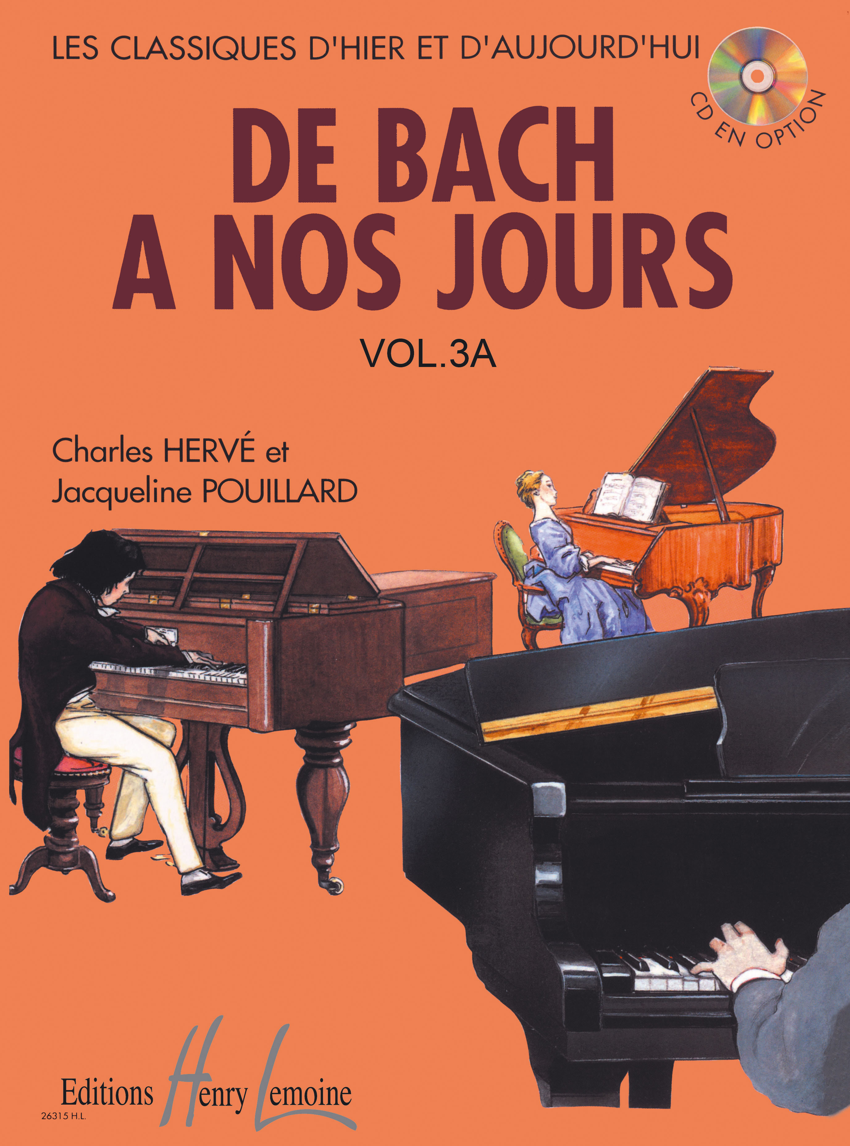 DE BACH A  NOS JOURS VOL.3A --- PIANO