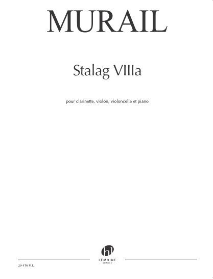 STALAG VIIIA POUR VIOLON, CLARINETTE, VIOLONCELLE ET PIANO --- CONDUCTEUR ET MATERIEL