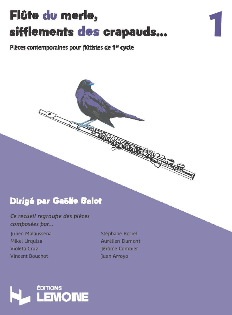 FLUTE DU MERLE - T01 - , SIFFLEMENTS DES CRAPAUDS V1 --- FLUTE TRAVERSIERE - PIECES CONTEMPORAINES P