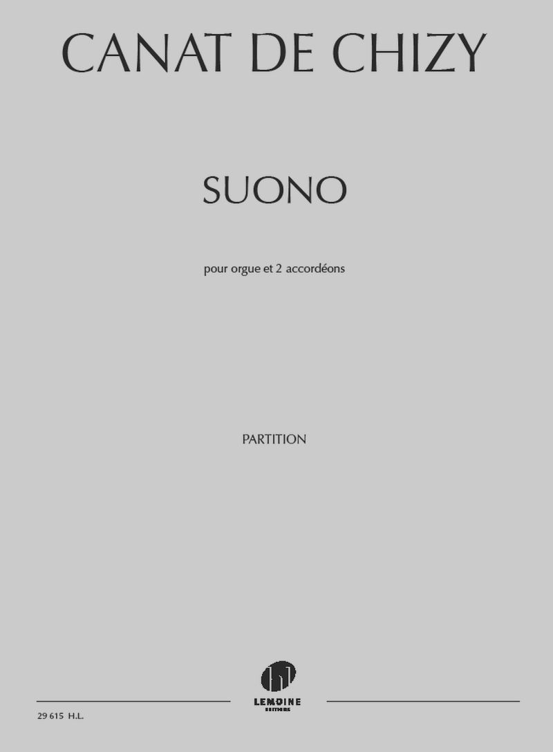 SUONO POUR ORGUE ET DEUX ACCORDEONS - CONDUCTEUR ET PARTIES SEPAREES