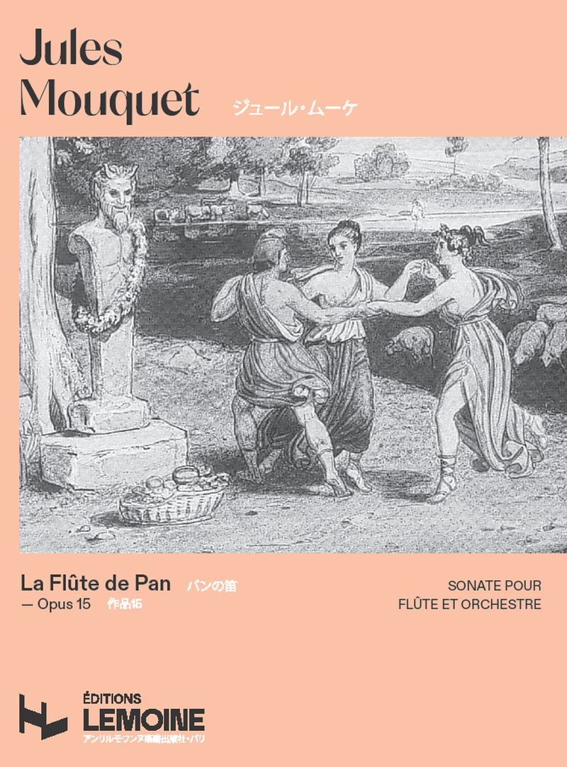 LA FLUTES DE PAN OPUS 15 POUR FLUTE ET ORCHESTRE --- CONDUCTEUR - SONATE - EDITION BILINGUE