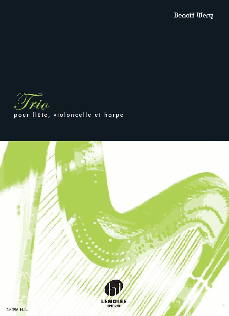 TRIO POUR FLUTE, VIOLONCELLE ET HARPE --- CONDUCTEUR ET PARTIES SEPAREES