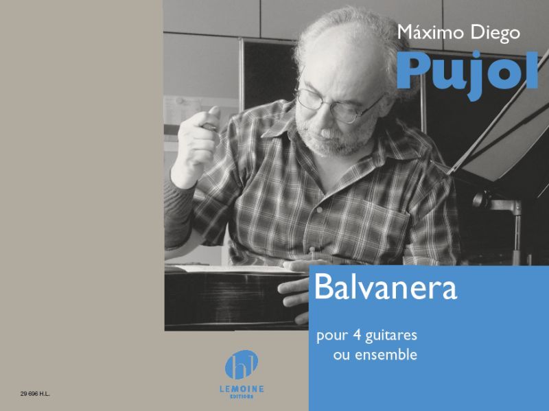 BALVANERA POUR 4 GUITARES OU ENSEMBLE --- CONDUCTEUR ET PARTIES SEPAREES - EDITION BILINGUE