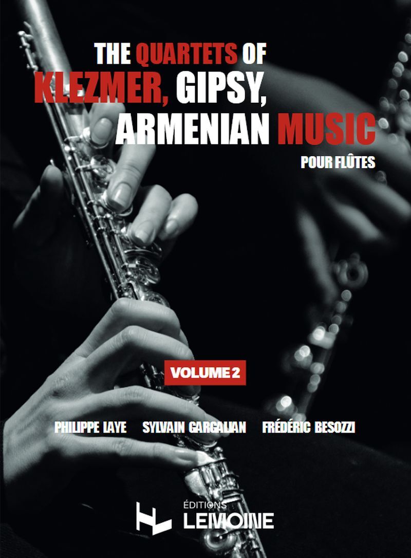 The quartets of klezmer, gipsy, armenian music V2 pour flûtes --- Conducteur et parties séparées