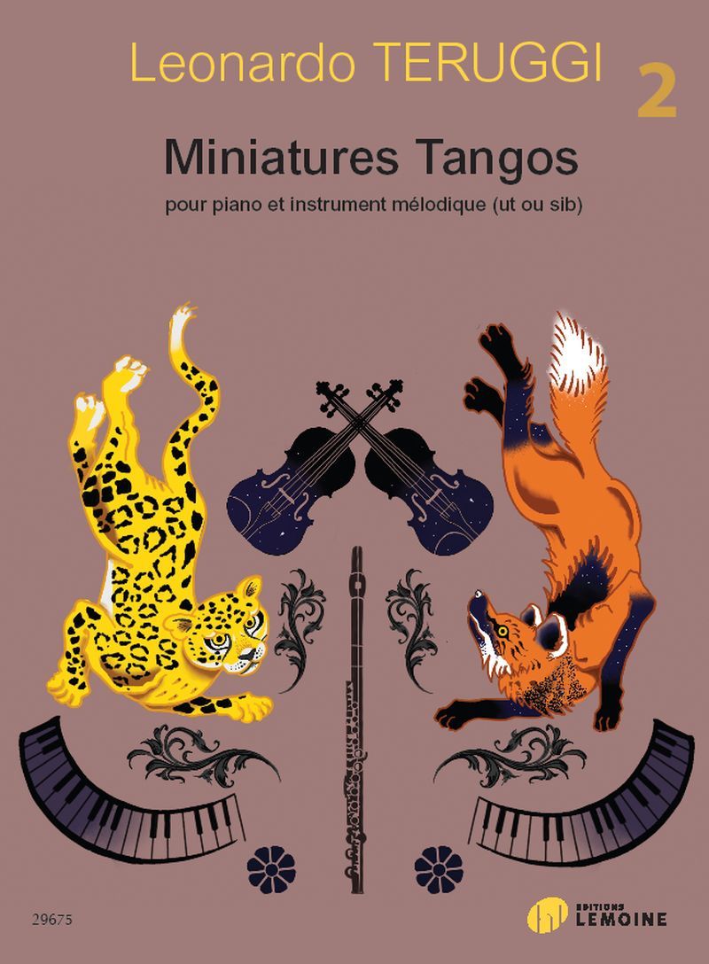 MINIATURES TANGOS - T02 - MINIATURES TANGOS V2 --- INSTRUMENT MELODIQUE (EN UT OU SIB) ET PIANO