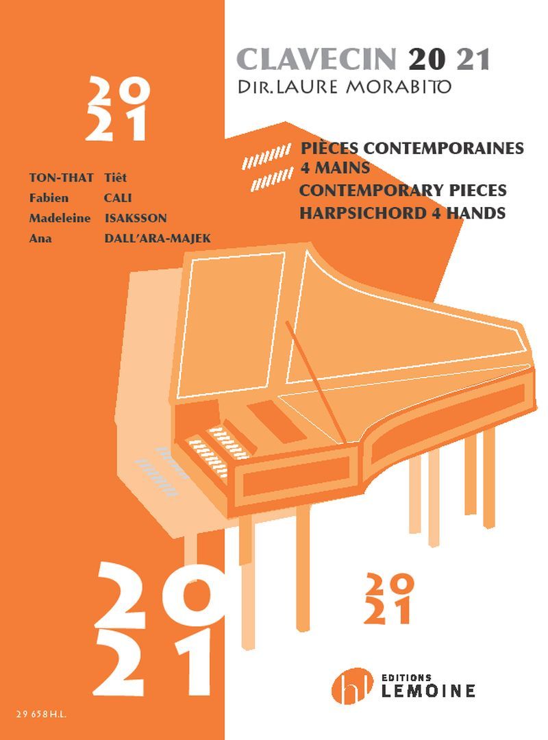 CLAVECIN 20-21 - PIECES CONTEMPORAINES 4 MAINS