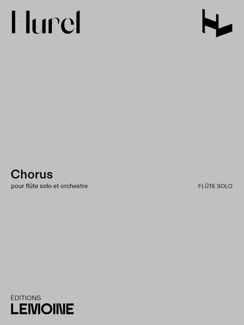 Chorus pour flûte solo et orchestre --- Partition de flûte