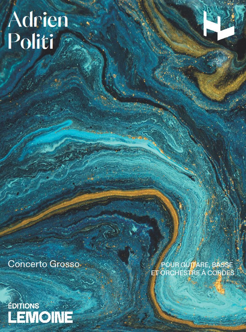 CONCERTO GROSSO POUR GUITARE BASSE, BASSE ELECTRIQUE ET ORCHESTRE A CORDES --- CONDUCTEUR ET PARTIES