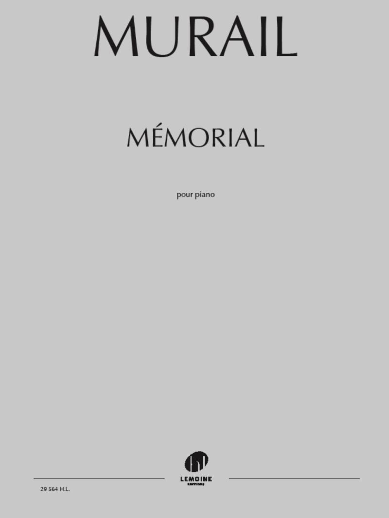 MEMORIAL  --- PIANO