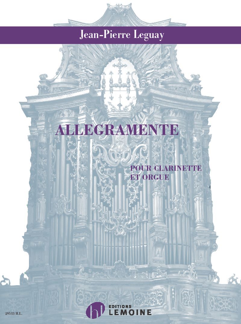 ALLEGRAMENTE ---  CLARINETTE SIB (AUSSI CLARINETTE BASSE) ET ORGUE