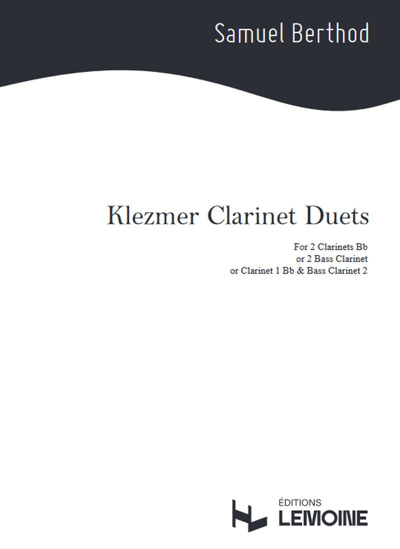 KLEZMER CLARINET DUETS --- 2 CLARINETTES SIB - EDITION BILINGUE