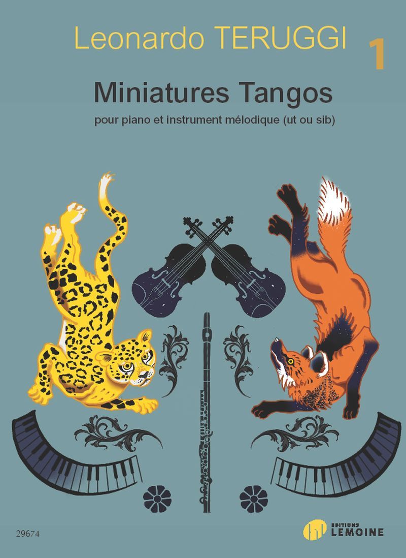 MINIATURES TANGOS - T01 - MINIATURES TANGOS V1 --- INSTRUMENT MELODIQUE (UT OU SIB) ET PIANO