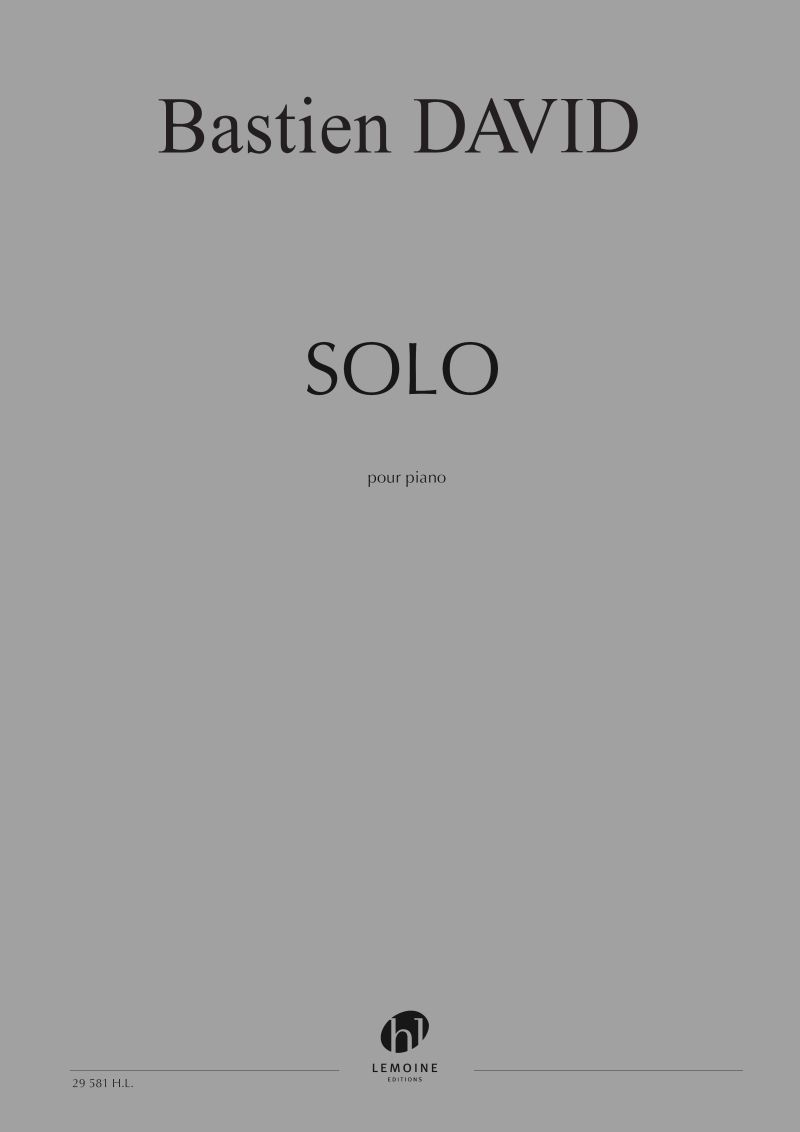 SOLO --- PIANO