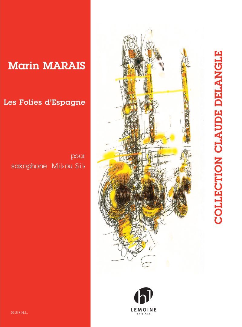 LES FOLIES D'ESPAGNE --- SAXOPHONE MIB OU SIB