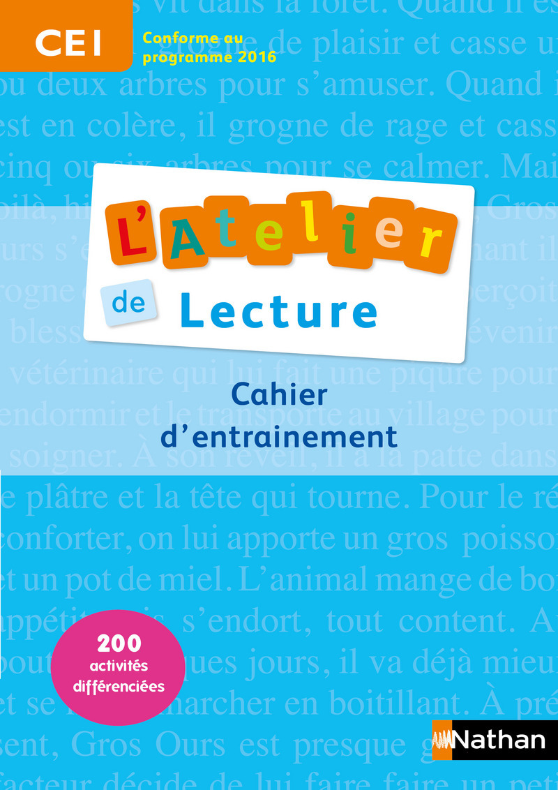 PCF - Atelier lecture 5 exemplaires CE1