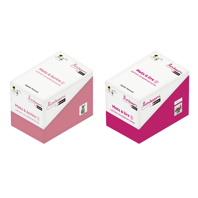 Montessori par Nathan - Mots à écrire Mots à lire 2 - Lettres complémentaires