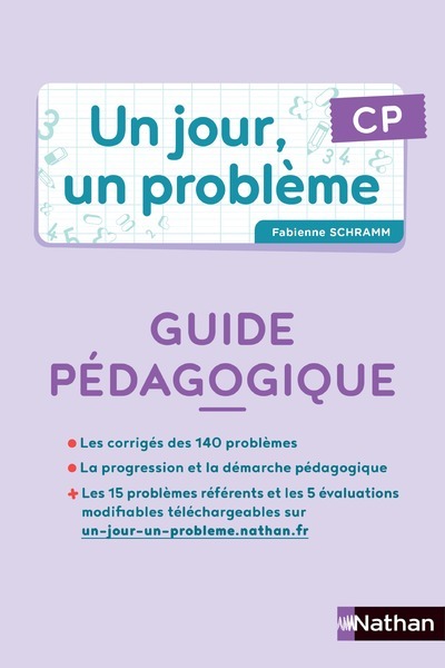 Un jour, un problème CP - Guide pédagogique + Cahier élève PCF