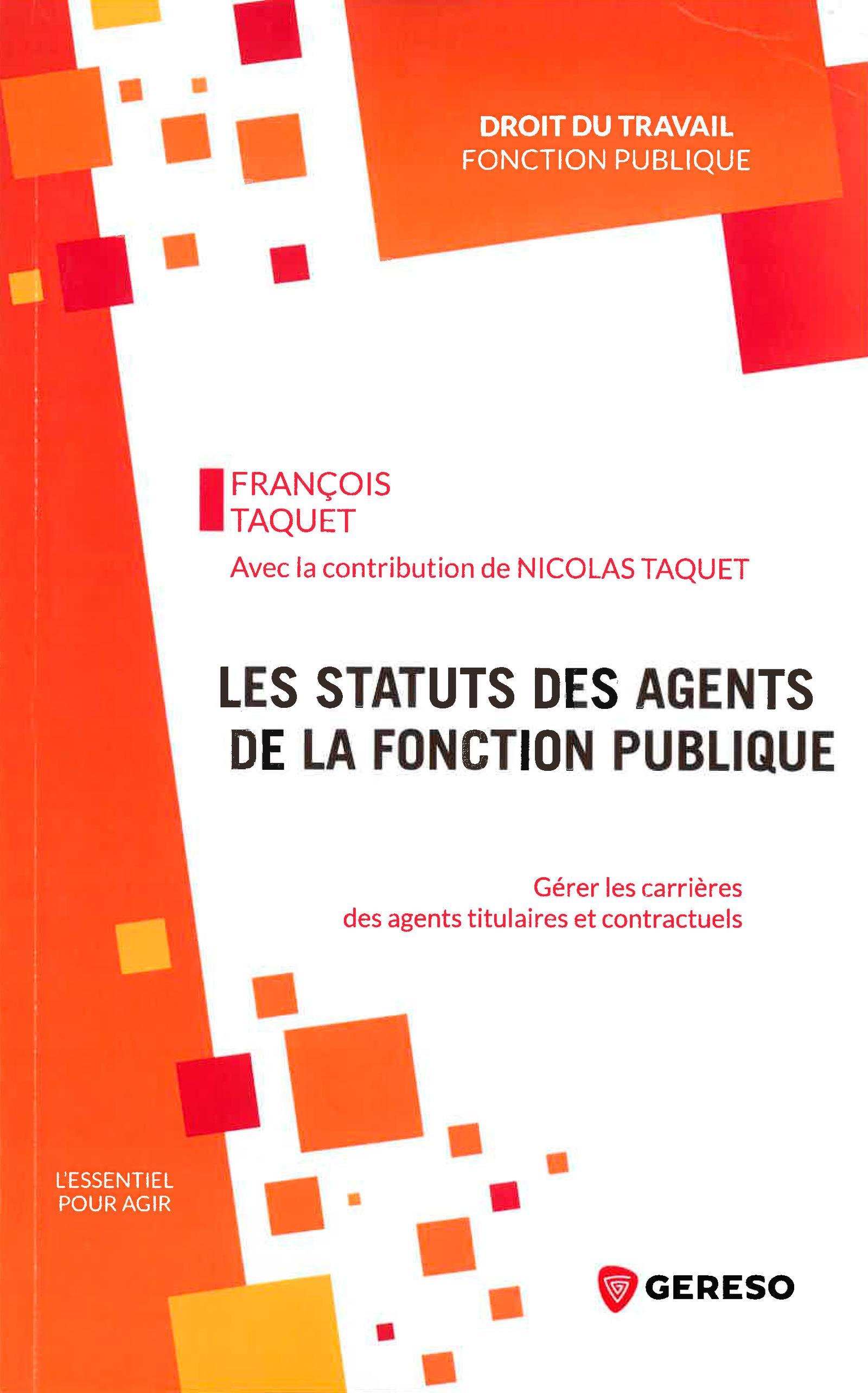 Les statuts des agents de la Fonction publique