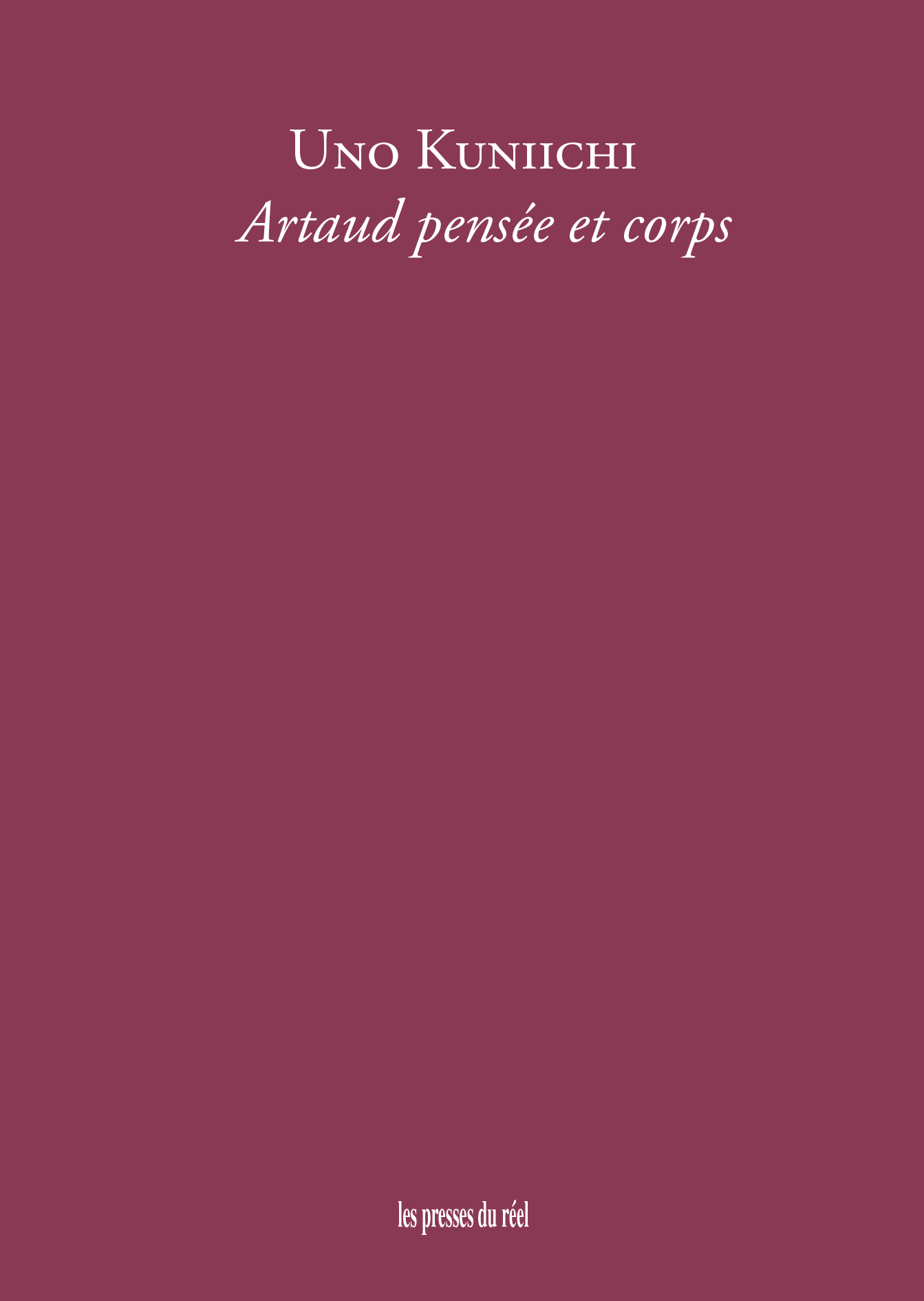 Artaud pensée et corps
