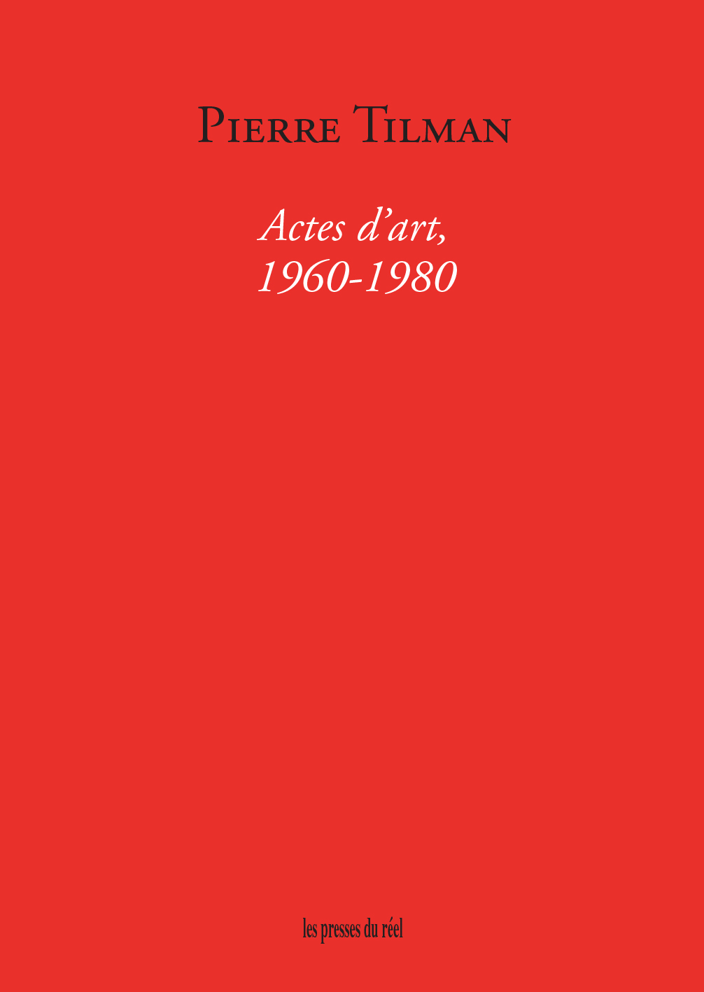 Actes d'art (1960-1980)