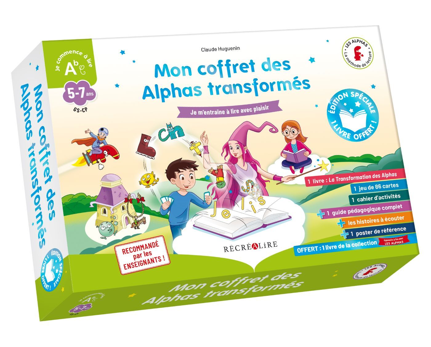 COFFRET DES ALPHAS TRANSFORMES METHODE DE LECTURE GS CP- ED SPE