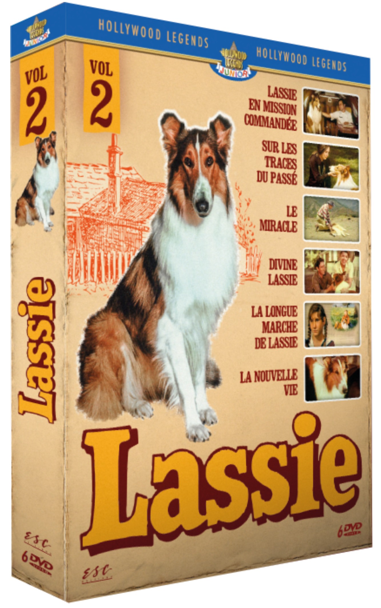 LASSIE - LES LONGS METRAGES PARTIE 2 COFFRET 6 DVD