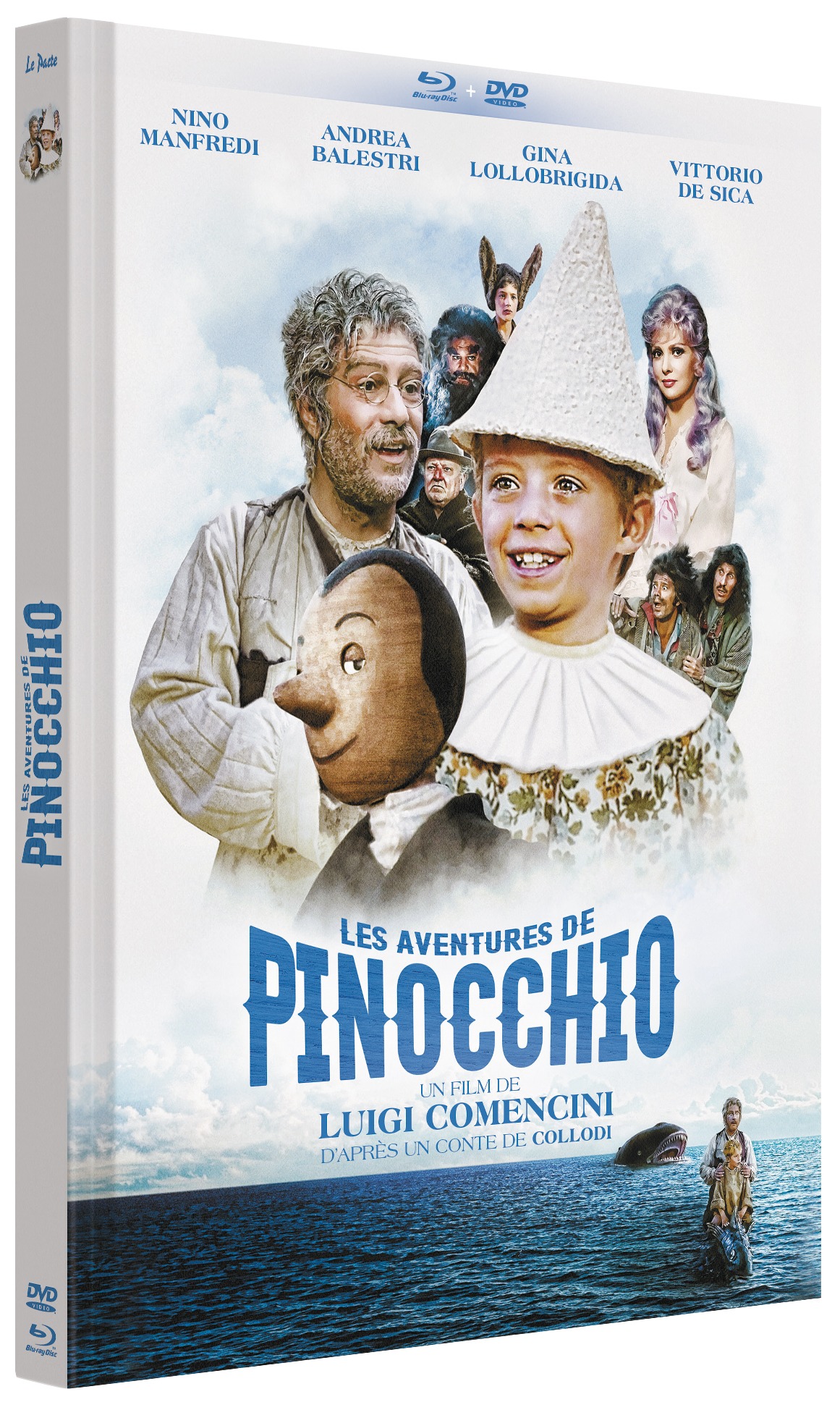PINOCCHIO - COMBO BRD + DVD + LIVRET
