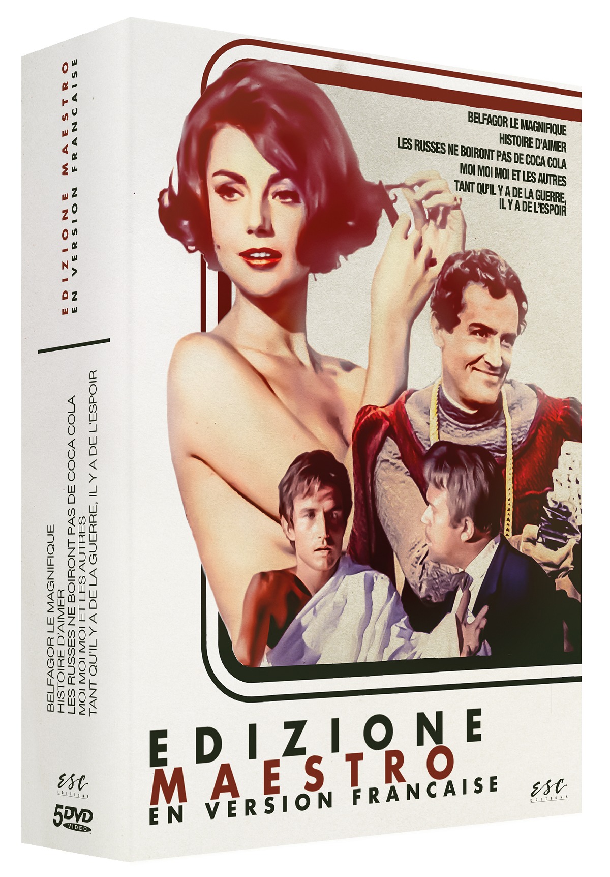 COFFRET EDIZION MAESTRO EN VF (BELFAGOR LE MAGNIFIQUE - HISTOIRE D AIMER...)