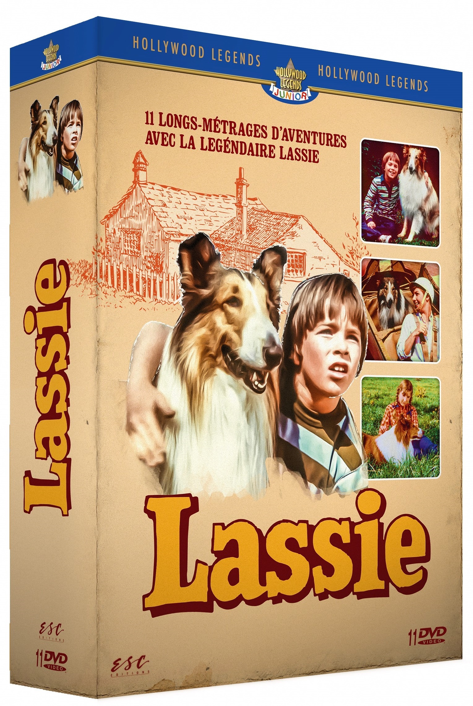 LASSIE L'INTEGRALE DES FILMS "HOLLYWOOD JUNIOR"