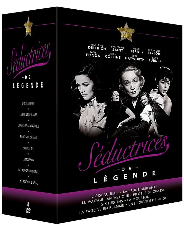 SEDUCTRICES DE LEGENDE (OISEAU BLEU - BRUNE BRULANTE - VOYAGE FANTASTIQUE - PILOTES DE CHASSE...)