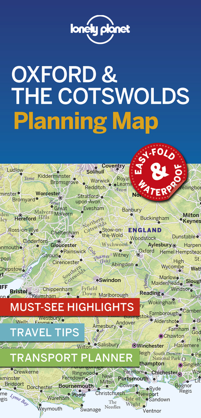 Oxford & the Cotswolds Planning Map 1ed -anglais-